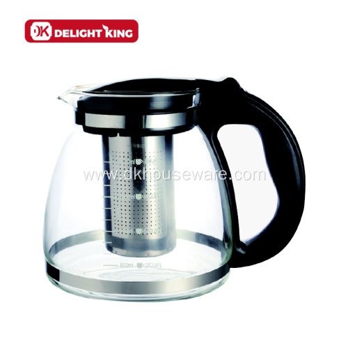 BPA Free Glass Teapot with Measurement